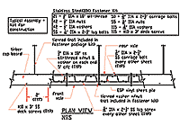 seawalls installation fastener kit diagram